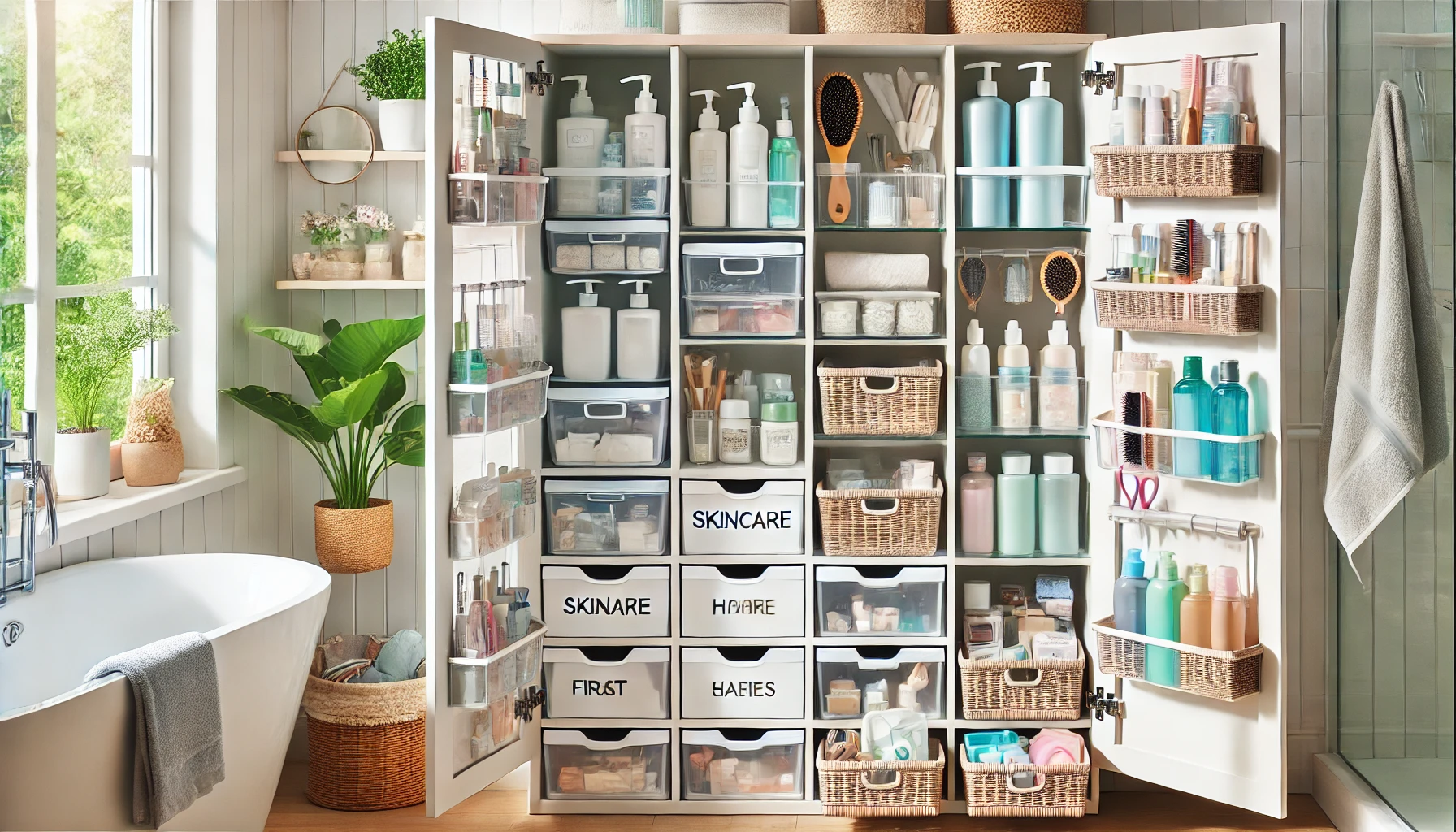 How to Organize Bathroom Cabinet