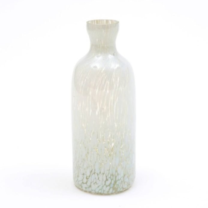 Decorative Splutter Glass Bottle Vase Large Home thumbnail 2