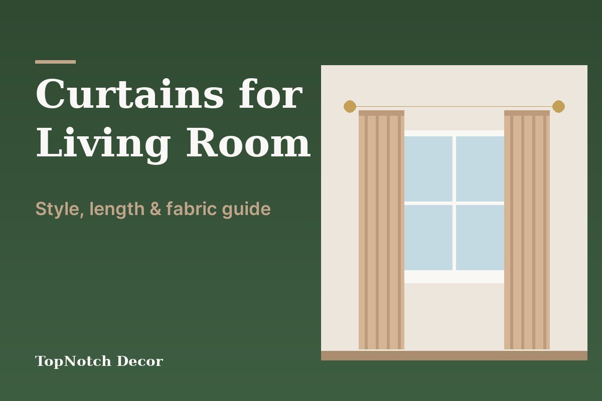 Curtains for Living Room: Style, Length & Fabric Guide