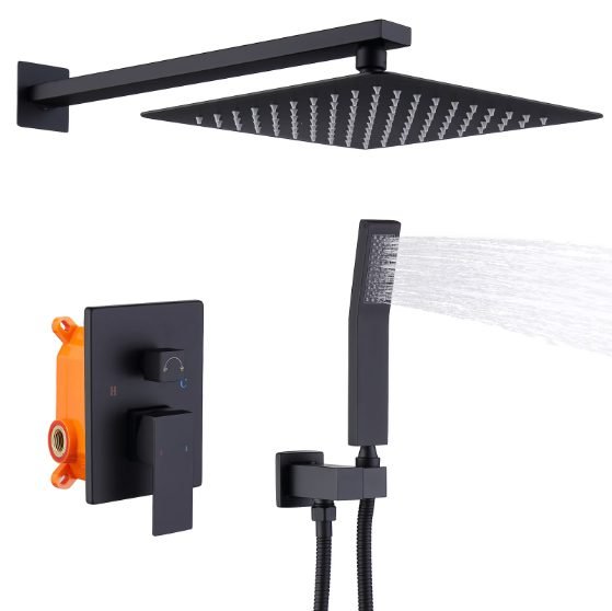 Shower System Shower Mixer Combo Set Wall-mounted thumbnail 1
