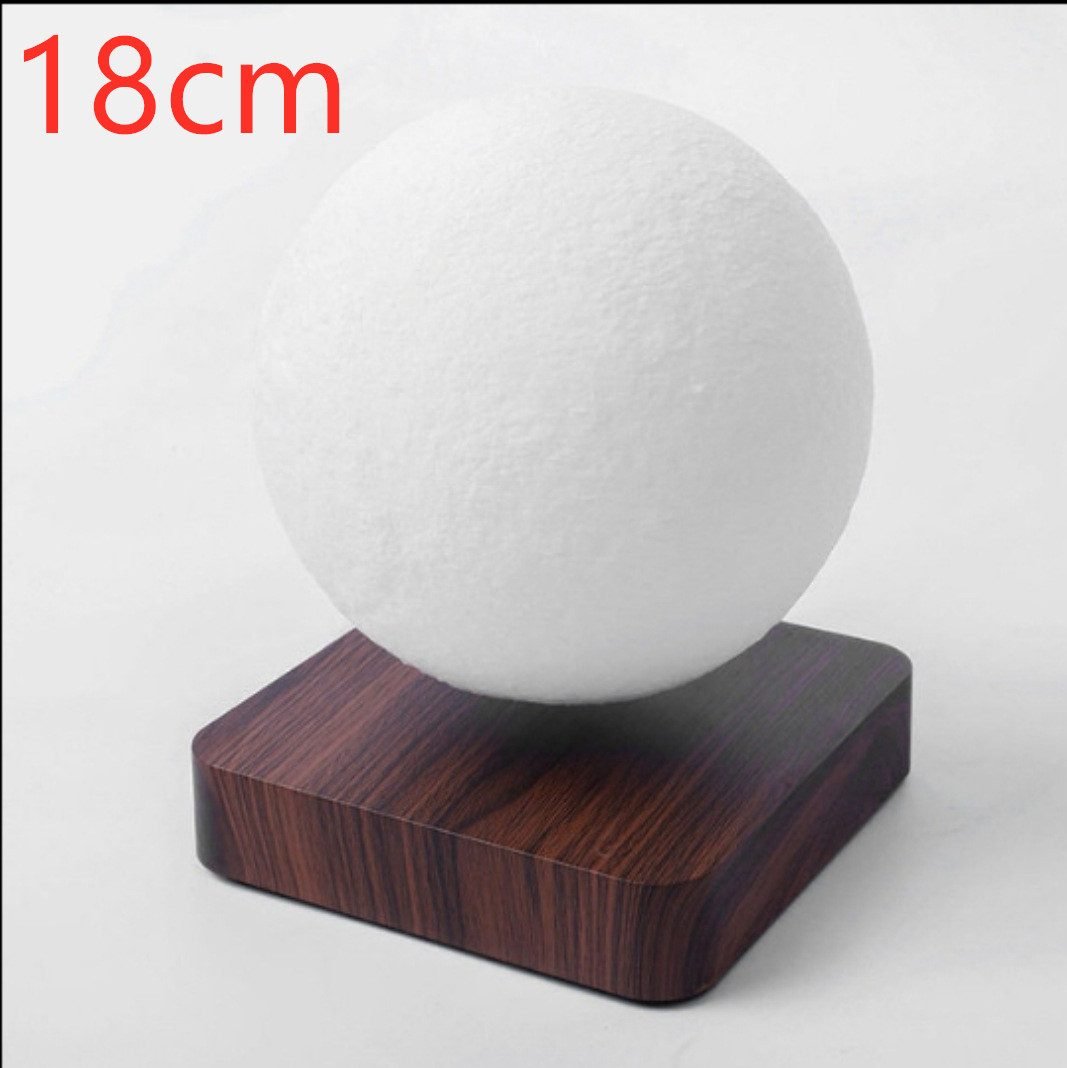 Magnetic Levitation Table Lamp Moon Light 3D Printing Planet Night Light - Brown thumbnail 3