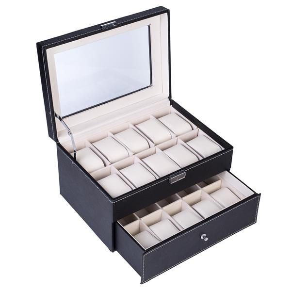 20 Seater Double-layer High-end Watch Storage Box thumbnail 2