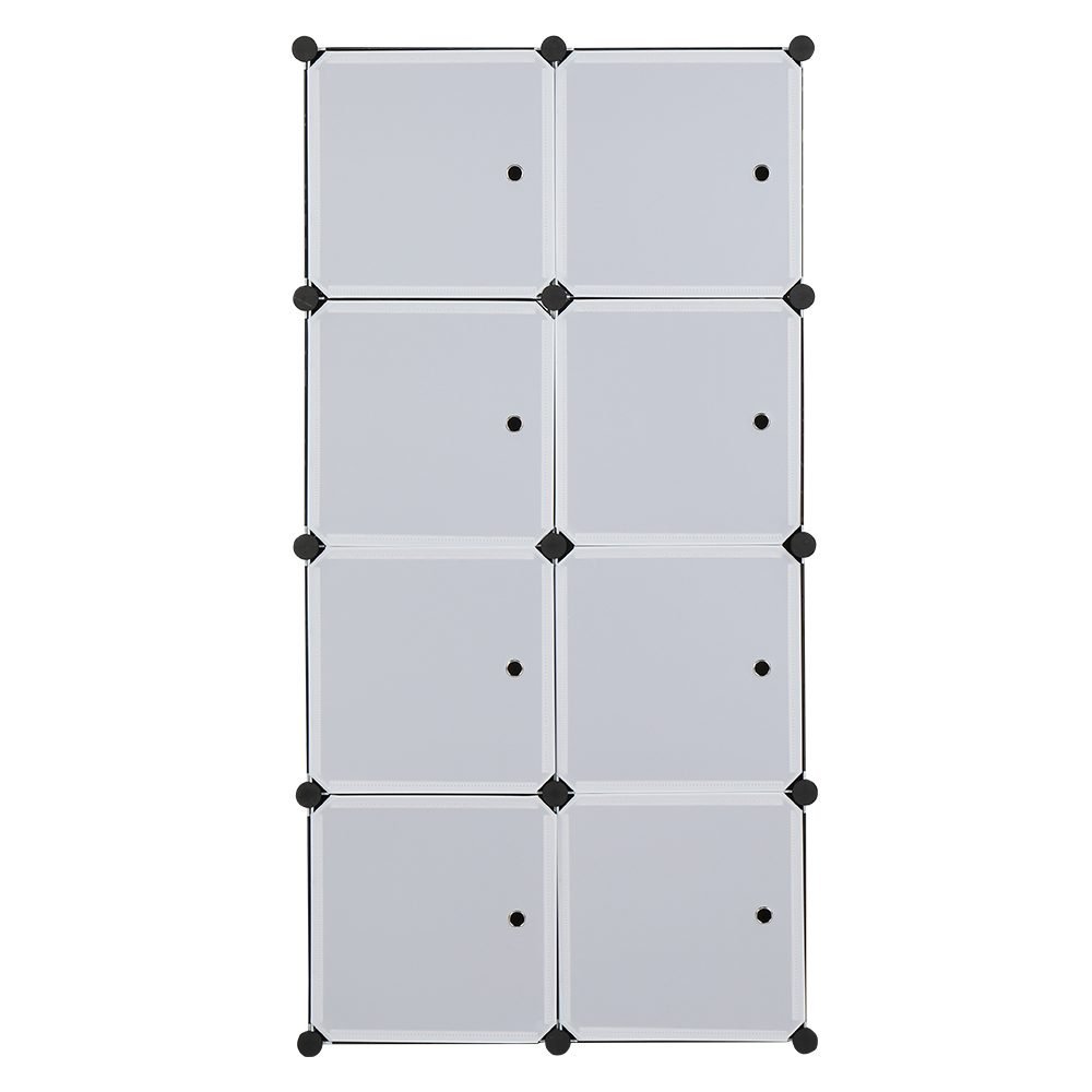 Freely Assemble DIY Style Rubik's Cube Wardrobe, Deepened 4 Layers And 8 Grids, 72x47x142cm thumbnail 2