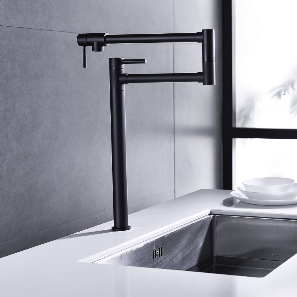 Pot Shaped Filling Faucet With Extended Handle thumbnail 2