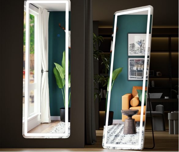 3 Color LED Lighting Mirror - Rectangle thumbnail 3