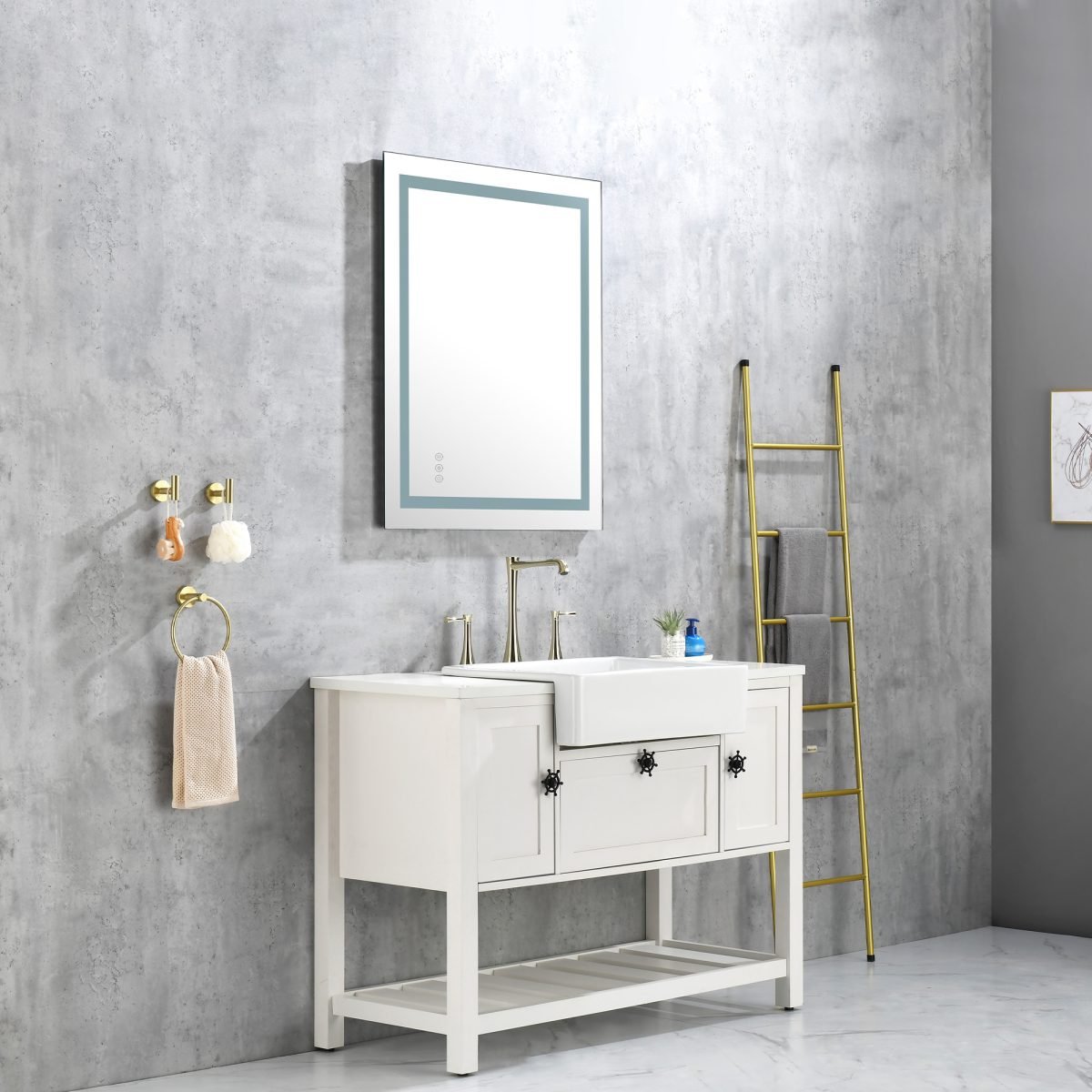 36x28 Inch LED Bathroom Mirror thumbnail 4