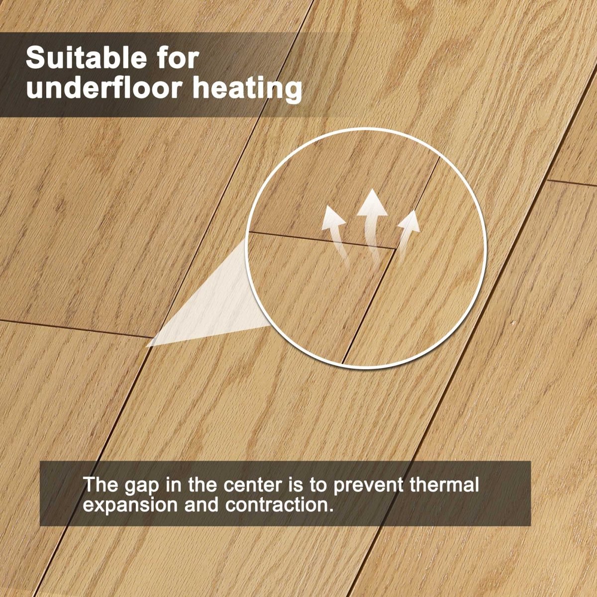 Original Wooden 0.59 In. T X 47.64 In. L X 6.5 In. W Tongue And Groove Engineered Hardwood Flooring-Prohibited From Being Sold On Wayfair And Amazon Platforms thumbnail 2