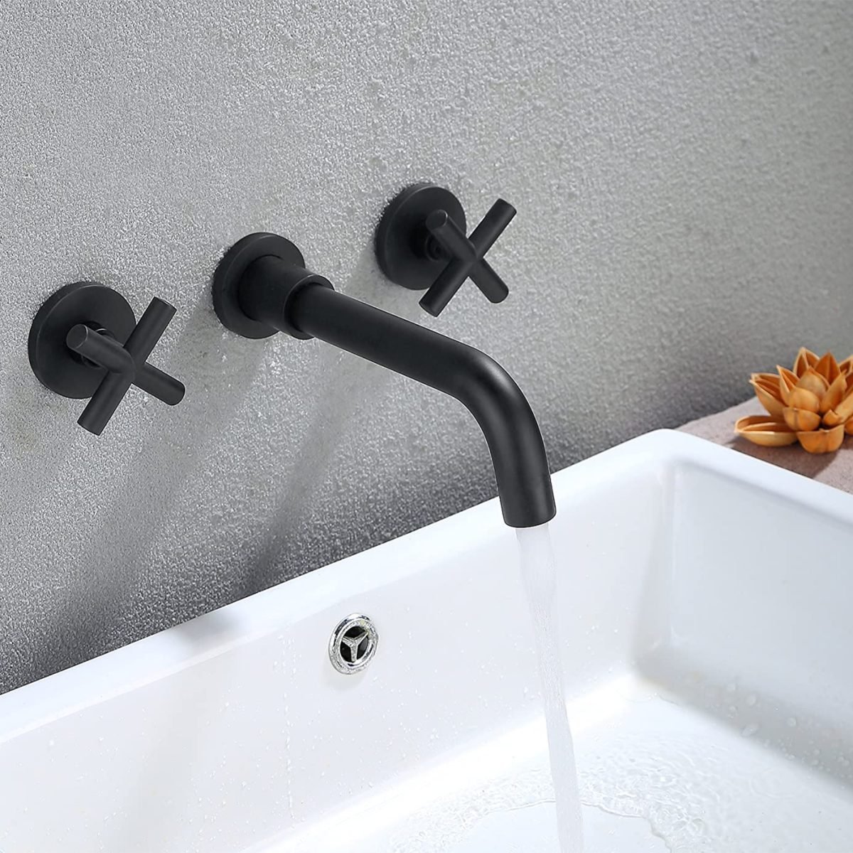 Bathroom Faucets, Wall-mounted Bathroom Sink Faucets
