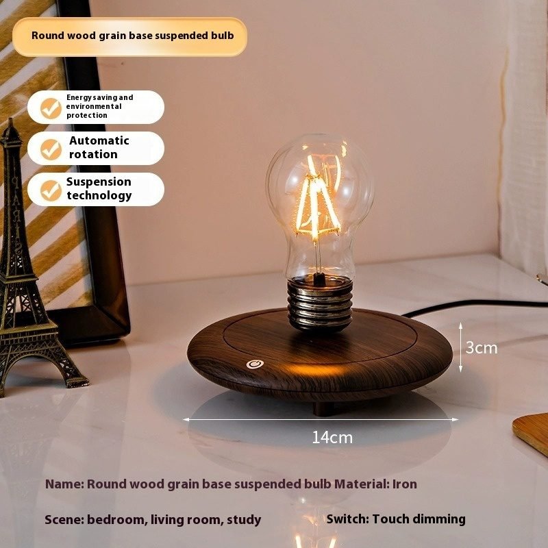 Suspension Bulb Creative Small Night Lamp Desktop Decoration - Square base-US thumbnail 3