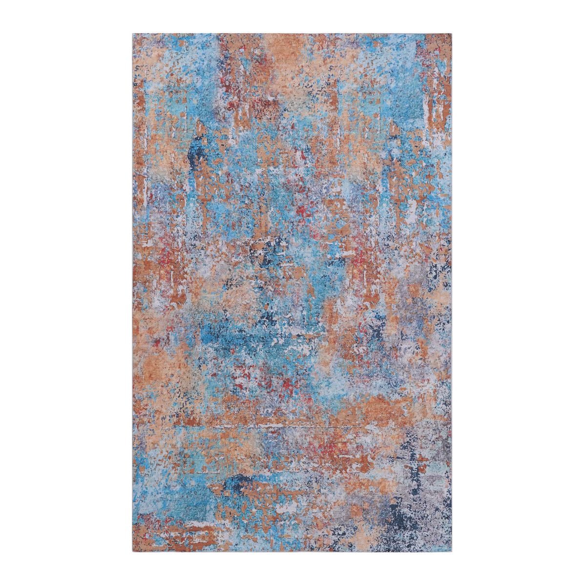 MAVAL Multi Washable Rug 3x5 Area Rug Multi, 3' X 5' thumbnail 4