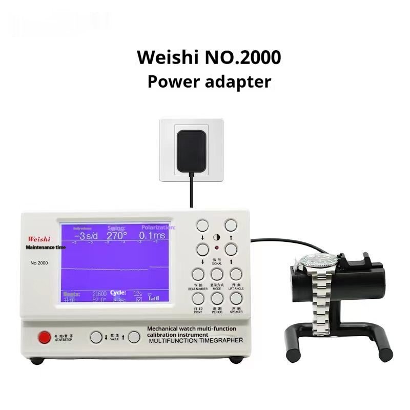 Mechanical Watch Timegrapher-dimensional Hour 2000 Meter Calibration And Detection Winding Machine Instantaneous Daily Difference Measurement Free Shipping - Chinese US thumbnail 2