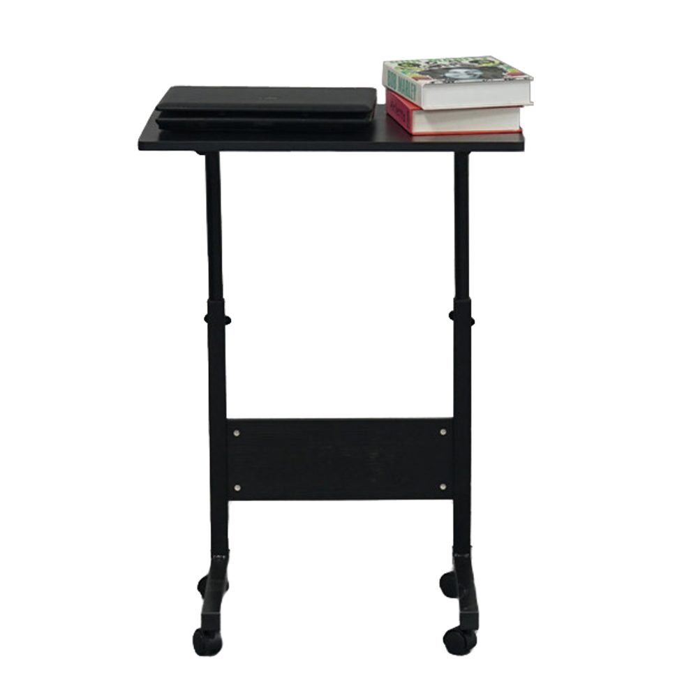 Movable Multi-purpose Side Tables, Computer Desks-black thumbnail 3