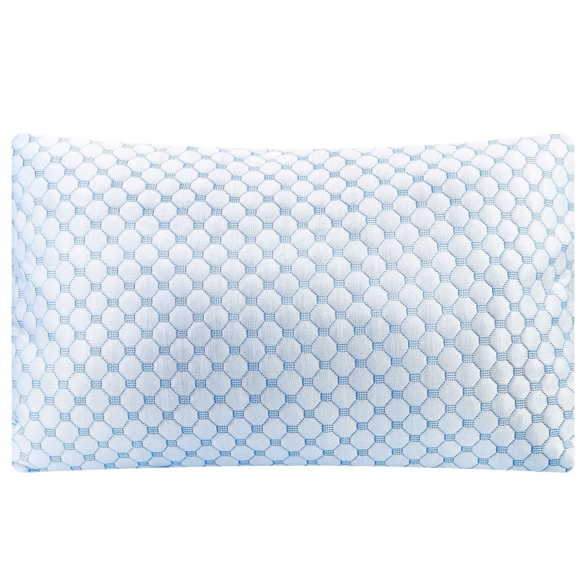 2Pcs Or 1Pc Cooling Memory Foam Pillow Ventilated Soft Bed Pillow With Cooling Gel Infused Memory Foam Machine Washable - King-1Pc thumbnail 2