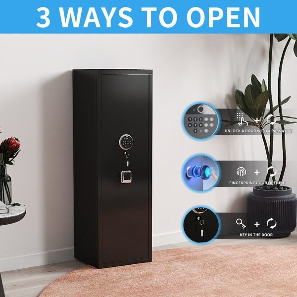 Household Detachable Partition Fingerprint Electronic Safe thumbnail 2