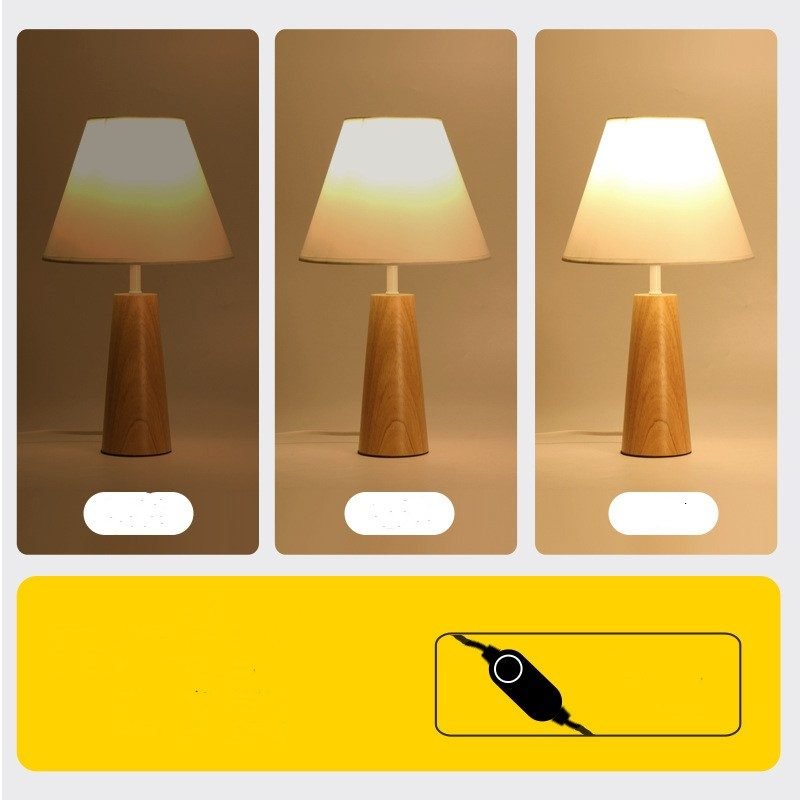 Solid Wood Lamp Bedroom Head Of Bed - No light bulbs thumbnail 3