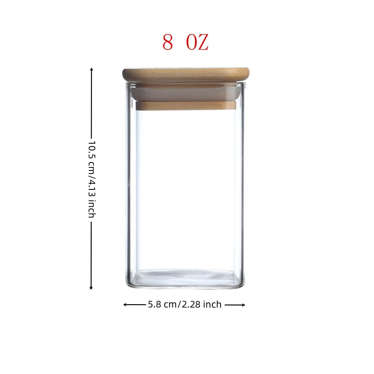 12Pcs Square Spice Jars With 72 Stickers, Kitchen Pepper Jars For Salt Seasoning thumbnail 4