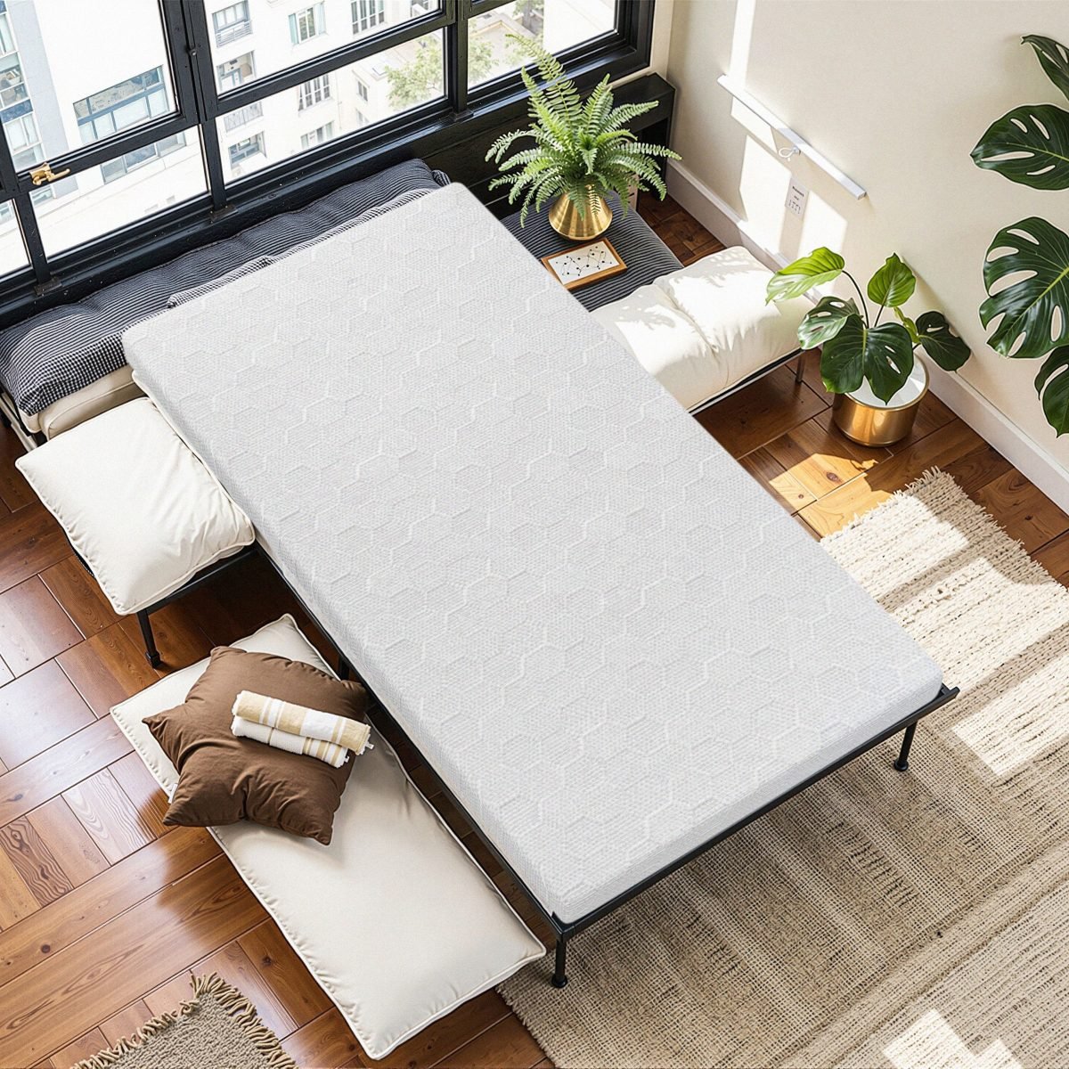 3-inch Memory Sponge Mattress Brings You Comfortable Sleep And Is Suitable For Various Scenarios thumbnail 2