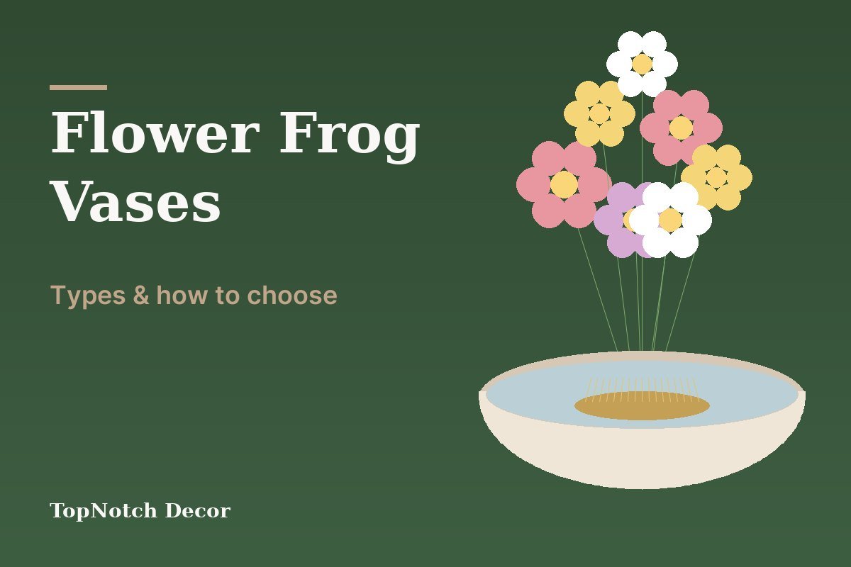 Flower Frog Vases: What They Are, Types & How to Choose