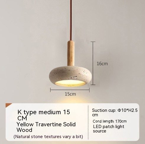 Huangdongshi Small Droplight Nordic Retro Bar Three-head Dining Room Bedroom Bedside Lamps thumbnail 2