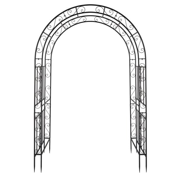 Black Double-layer Iron Arch thumbnail 2