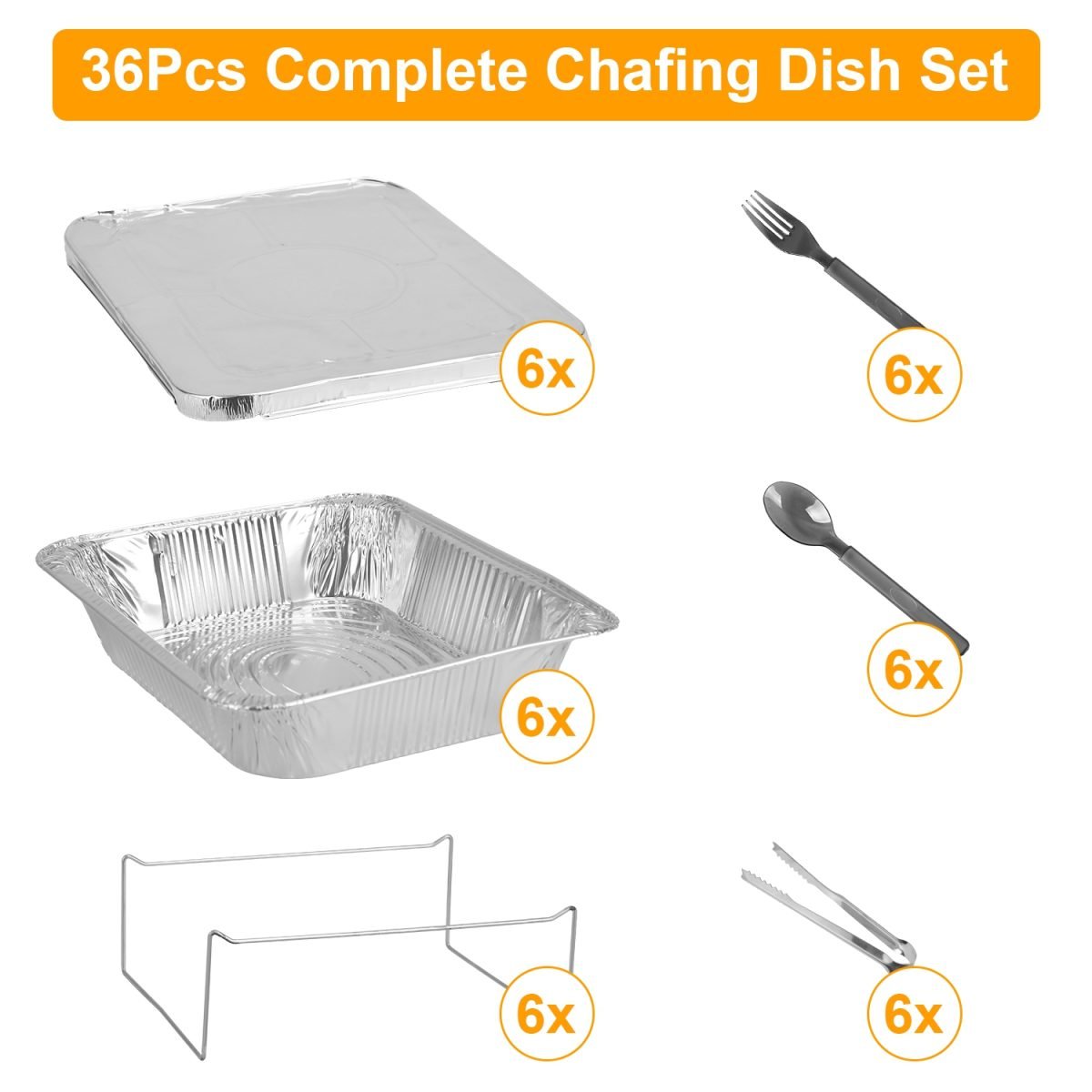 Disposable Hot Pot Buffet With Lid, Utensils - Premium Hot Pot Set For Events, Parties, Catering thumbnail 3