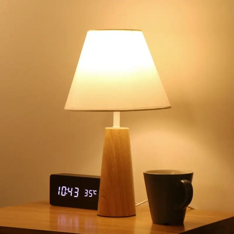 Solid Wood Lamp Bedroom Head Of Bed - No light bulbs
