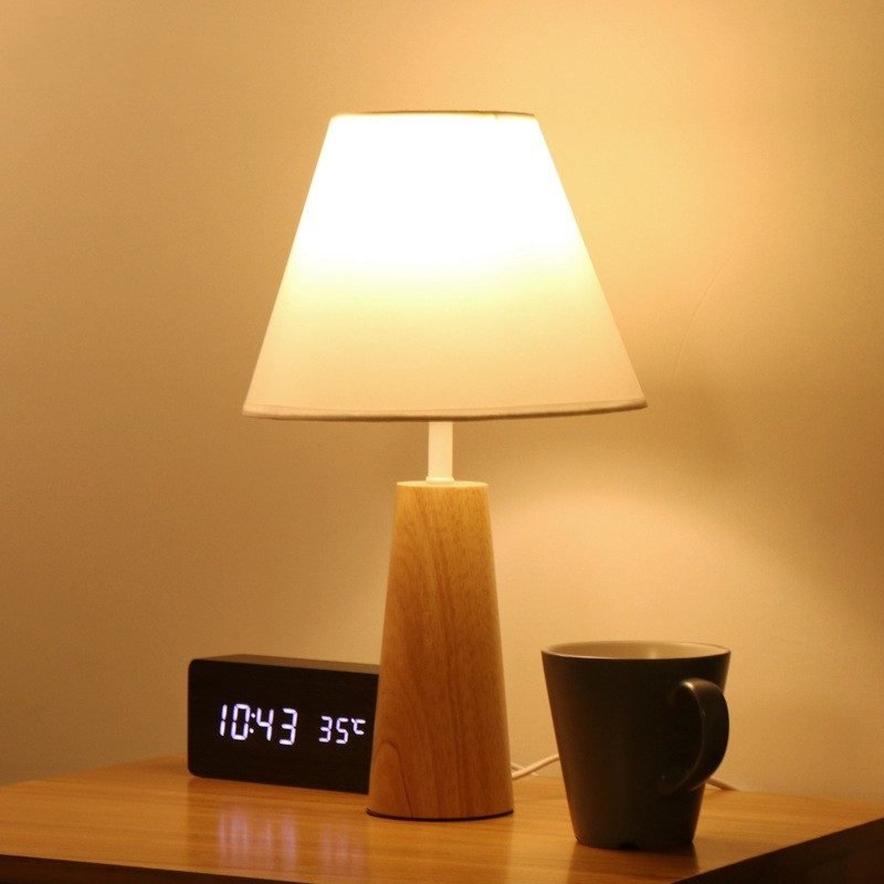 Solid Wood Lamp Bedroom Head Of Bed - No light bulbs thumbnail 1