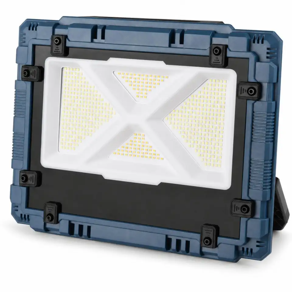 Solar Powered Rechargeable Battery Display Type C 18650 W8111 2 LED Safety Light OEM Lighting