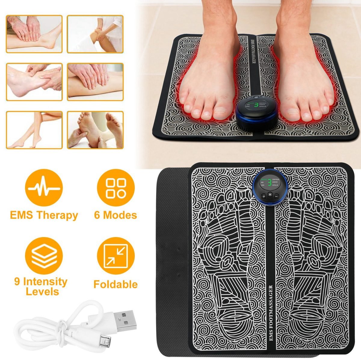 Foot Massage Pad Electric Stimulator Massager