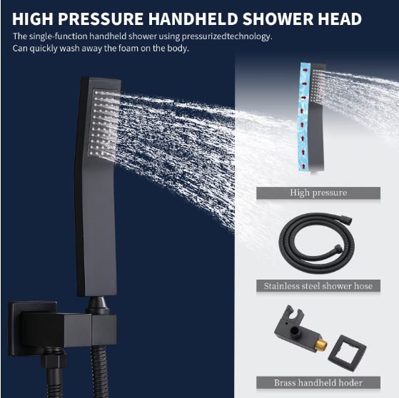 Shower System Shower Mixer Combo Set Wall-mounted thumbnail 4