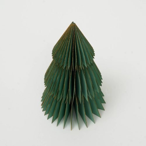 Green Handmade Paper Tree - Festive Decor thumbnail 4