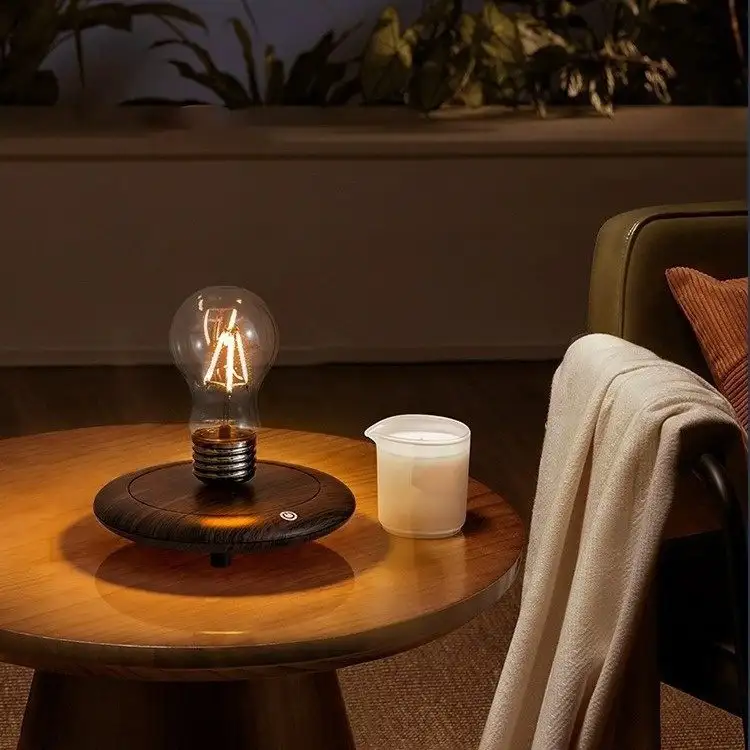 Suspension Bulb Creative Small Night Lamp Desktop Decoration - Square base-US
