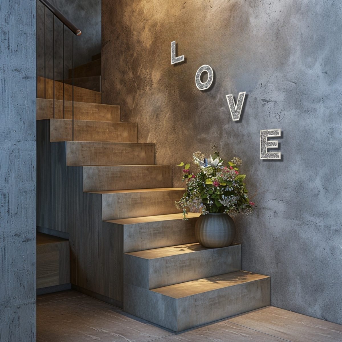 Luxury Crushed Diamond Mirrored LOVE 3D Letters Sign, Silver Sparkling Crystal Freestanding Alphabet Ornament, Table Top Decor For Wedding Party Bedroom Living Room Home Art Decor thumbnail 4