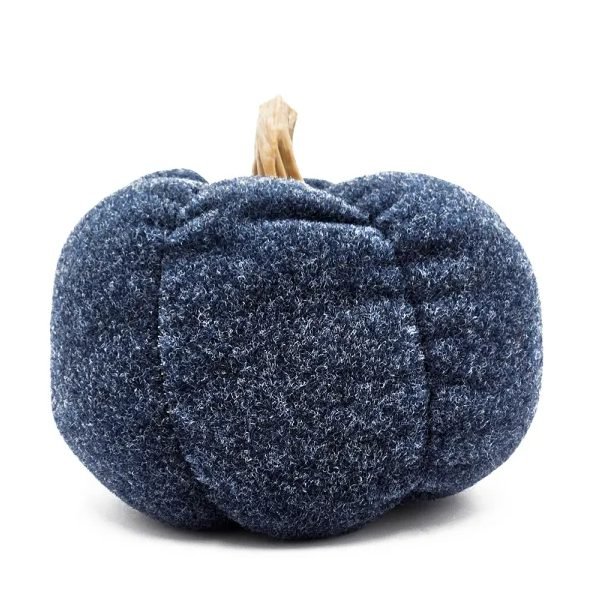A Set Of 3 Deep Blue Pumpkin Decorations thumbnail 2