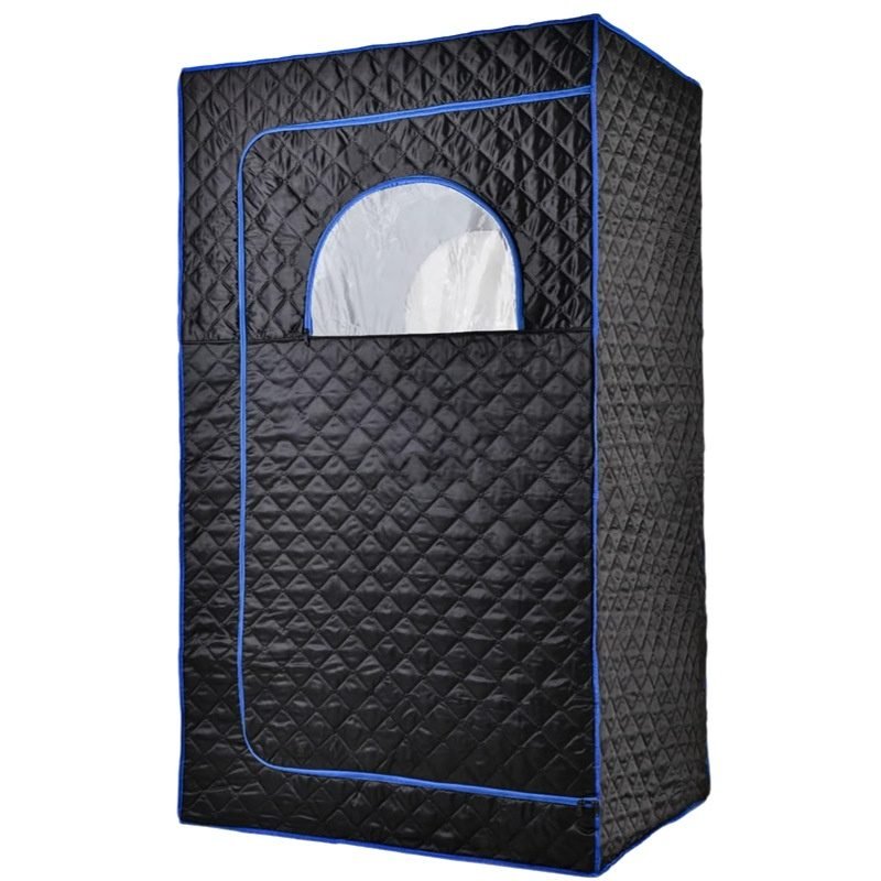 Sauna Machine Household Bracket Portable Full Body Sauna Room - Black-EU thumbnail 3