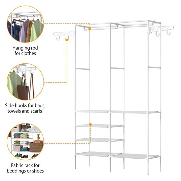 4-layer Shelf, Closet Organizer, Not Available For Weekend Shipments thumbnail 2