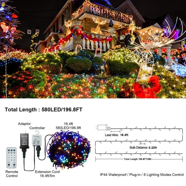 Conventional Light String Color-M-60-meter 580 Light thumbnail 3