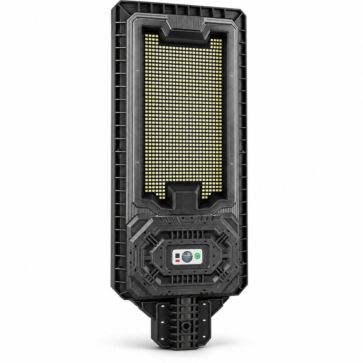 Solar Powered Motion Sensor Outdoor Light W7115 2 Black For Garden Yard Street Wall LED
