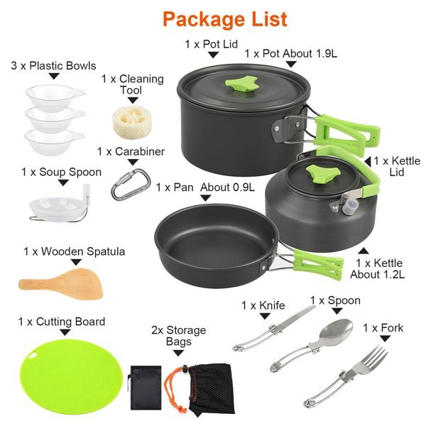 16 Camping Cookware Sets thumbnail 4