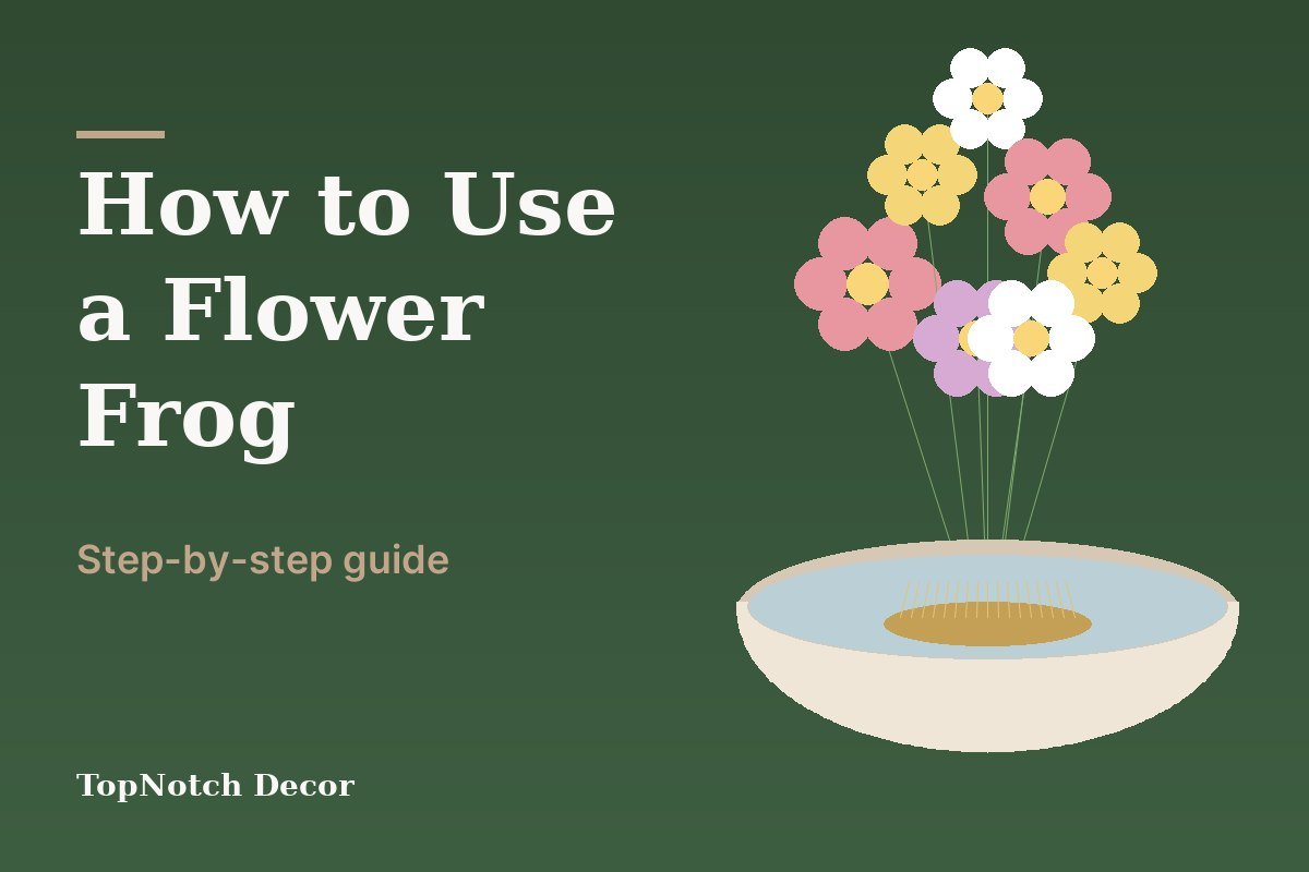 How to Use a Flower Frog: Step-by-Step Guide