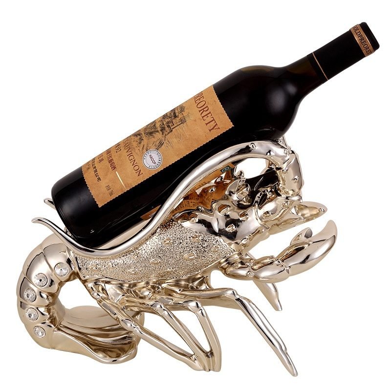 Lobster Wine Rack Crafts Ornaments - Rose Gold thumbnail 4