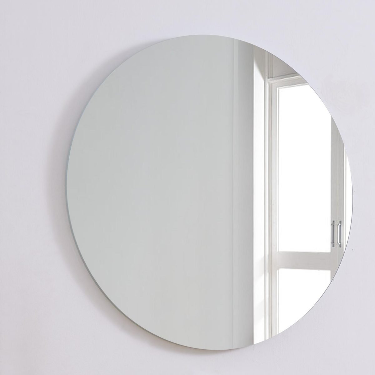 80cm Bathroom Mirror, Round Mirror, Wall Mount thumbnail 2