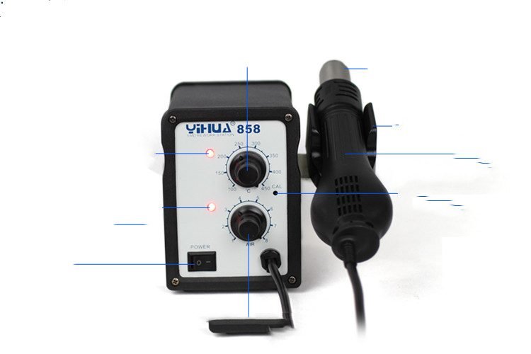Advanced Fan Type Hot Air Desoldering Station Hot Air Gun thumbnail 4