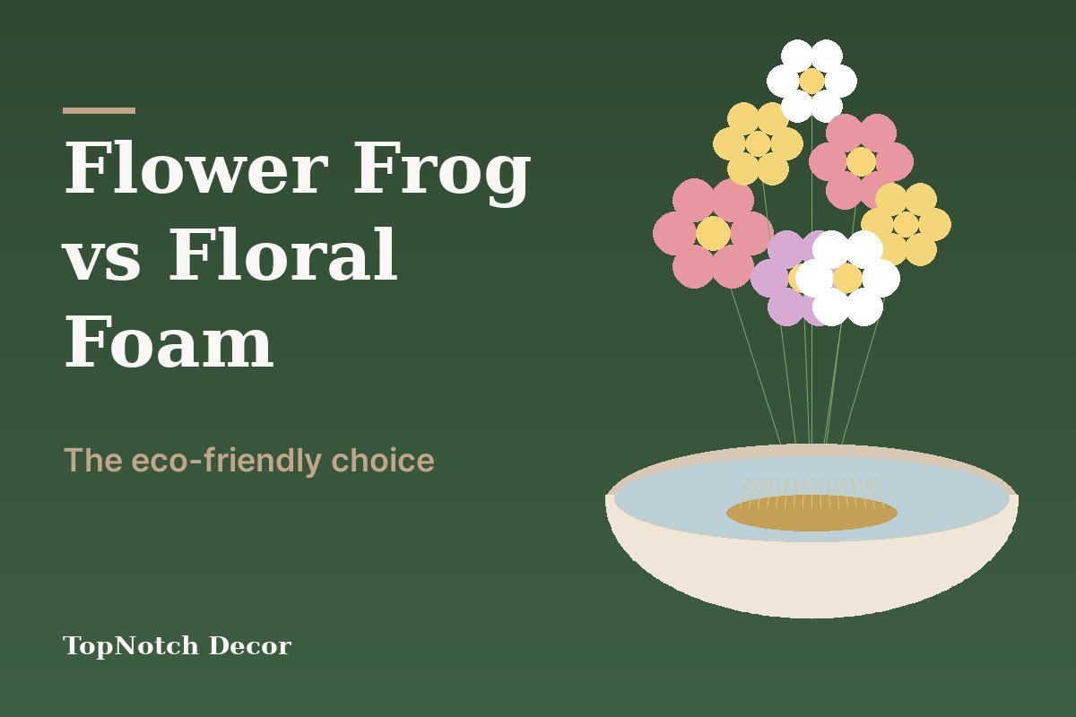 Flower Frog vs Floral Foam: The Eco-Friendly Choice